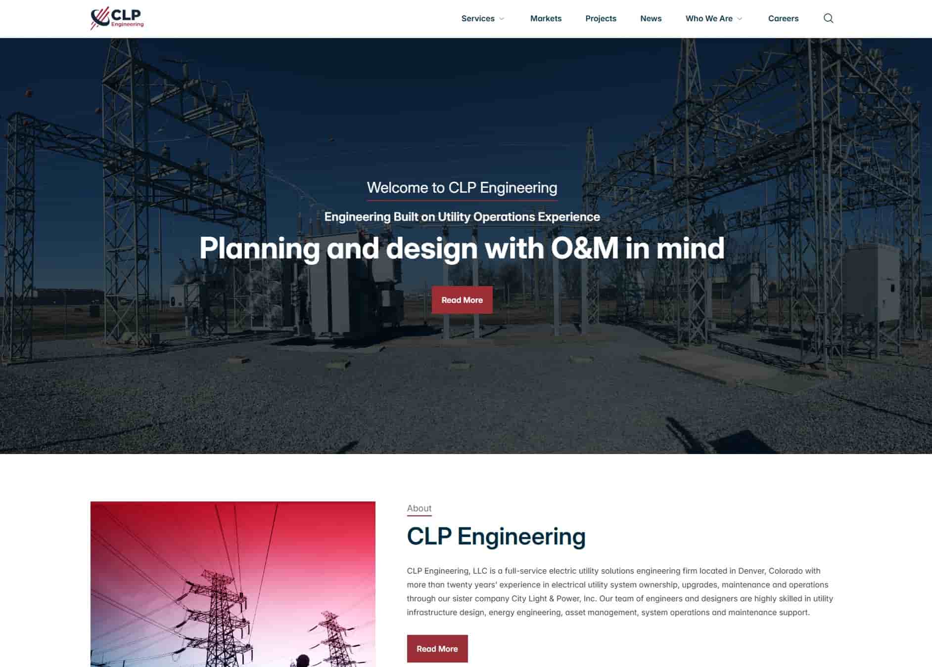CLP Engineering homepage